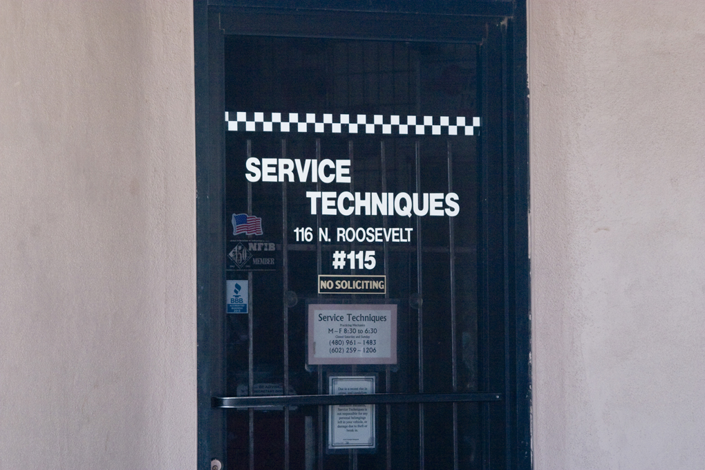 Service Techniques Front Door