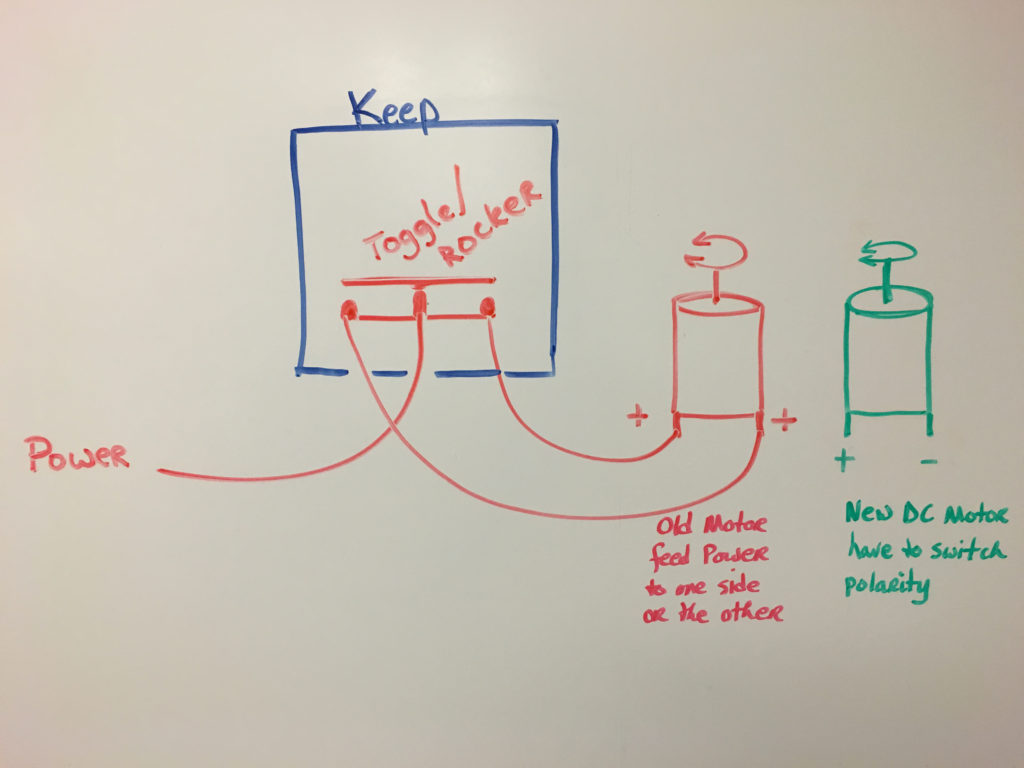 dpdt switch motor