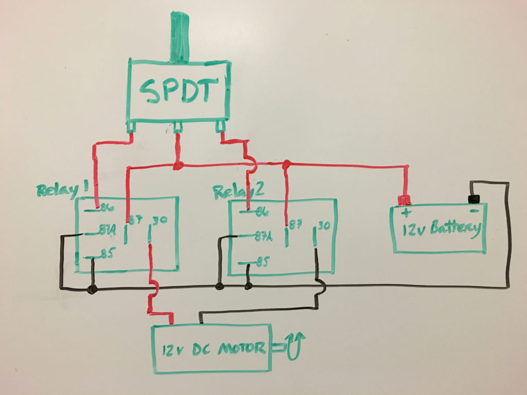 dpdt switch motor